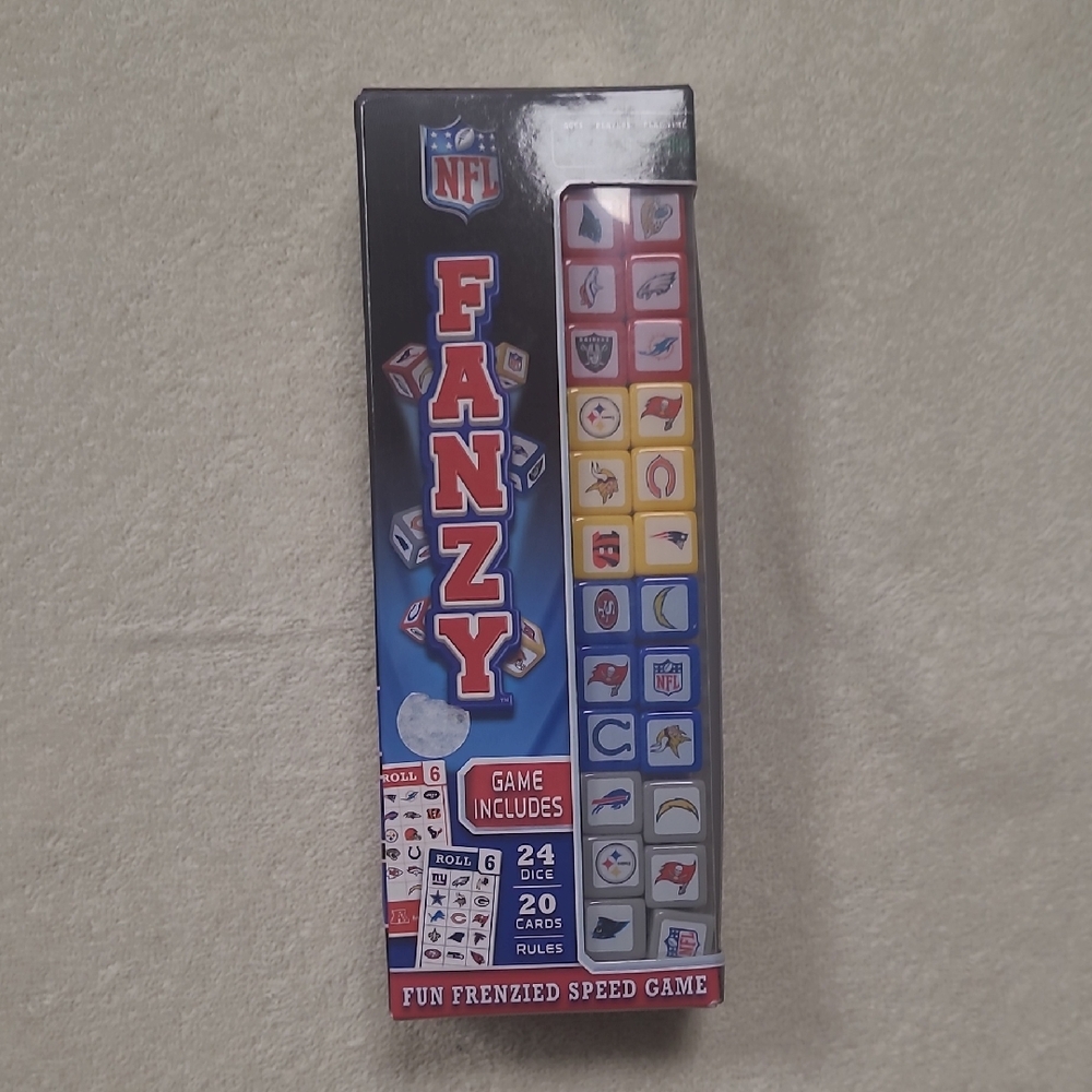 NFL Fanzy Dice Game - Blue,‎ Red, Yellow